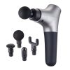 Masszázspisztoly sportolóknak 50W 6 sebességfokozat 4 cserélhető fejjel kézi elektromos masszázspisztoly