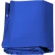 PVC medencetakaró ponyva téglalap alakú kék 4x7 m téli, vízálló, szennyeződéstaszító fedés süllyesztett medencékhez