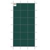 Téli medencetakaró 610x1220 cm téglalap alakú biztonsági medencetető zöld