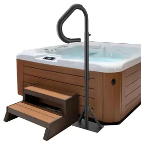   Pezsgőfürdő korlát állítható magasságú, 360°-ban forgatható, 272 kg teherbírású alumínium jacuzzi korlát