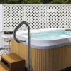 Pezsgőfürdő korlát állítható magasságú, 360°-ban forgatható, 272 kg teherbírású alumínium jacuzzi korlát