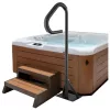 Pezsgőfürdő kapaszkodó állítható 89–144,7 cm, 360°-ban forgatható, 272 kg teherbírás jacuzzi korlát 