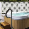 Pezsgőfürdő kapaszkodó állítható 89–144,7 cm, 360°-ban forgatható, 272 kg teherbírás jacuzzi korlát 