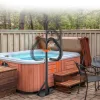 Pezsgőfürdő kapaszkodó állítható 89–144,7 cm, 360°-ban forgatható, 272 kg teherbírás jacuzzi korlát 