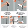 Medence létra 150 kg teherbírás A-keretes biztonsági létra 125 cm mélységű föld feletti medencékhez 