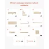 Medencelétra 4 lépcsőfokú medencelétra dupla kapaszkodóval 122–137 cm-es medencékhez