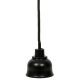 CURTIS Buffet warming lamp keeps food warm, with 1 infrared lamp, black