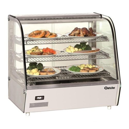 DELI PLUS1 Warming counter 3-level 120 liter stainless steel warming display showcase