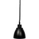 FRANCIS Buffet warming lamp keeps food warm, with 1 infrared lamp, black