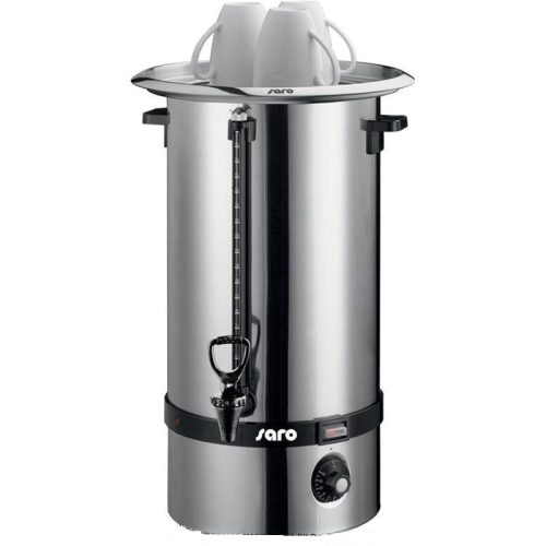 Mulled wine and hot water dispenser 19 liter stainless steel 