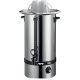 Mulled wine and hot water dispenser 19 liter stainless steel 