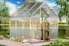 Melegház aluminium keretes polikarbonát üvegház 190x195x195cm 3,7 m²