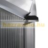 Melegház aluminium keretes polikarbonát üvegház 190x195x195cm 3,7 m²