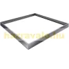 Melegház aluminium keretes polikarbonát üvegház 190x195x195cm 3,7m² horganyzott acél alappal