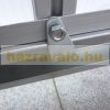 Melegház aluminium keretes polikarbonát üvegház 190x195x195cm 3,7m² horganyzott acél alappal