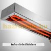 Warming 1000W stainless infrared food warmer 34x60x55 cm infrared heater inox multifunctional food warmer