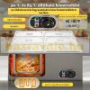 Warmer 1200W stainless steel food warmer, 6-pot food warmer counter 30 liter inox electric warmer 