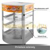 Warming stainless steel 3 shelves 800W warming counter warming display case 