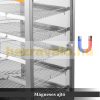 Warming stainless steel 3 shelves 800W warming counter warming display case 