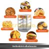 Warming stainless steel 3 shelves 800W warming counter warming display case 