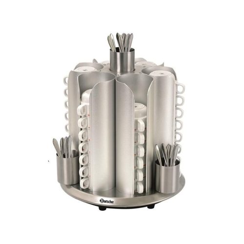 CNS Cup warmer, aluminum cup warmer for 48 cups with rotating base