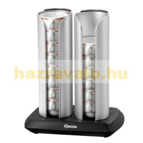   T160 Csésze melegítő, 16 darab csészéhez büfé, hotel, étterem számára alumíniumból és műanyagból