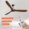 Alumínium mennyezeti ventilátor 213 cm világítás nélkül távirányító DC motor fekete