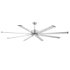 Alumínium mennyezeti ventilátor 213 cm világítás nélkül távirányító DC motor fekete