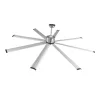 Alumínium mennyezeti ventilátor 213 cm világítás nélkül távirányító DC motor fekete