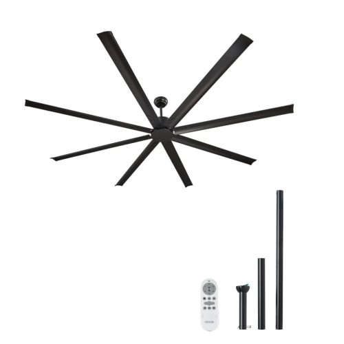 Mennyezeti ventilátor 243 cm világítás nélkül maximális teljesítmény, csendes működés