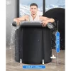 Hordozható merülődézsa 85cm 439 liter mobil jégfürdő Krioterápia és Wim Hof-módszer gyakorlásához