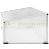 Small greenhouse planting seedling box 100x60 cm aluminum frame polycarbonate mini greenhouse