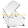 Small greenhouse planting seedling box aluminum frame polycarbonate mini greenhouse 102x61x41 cm