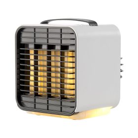   LW-100 Mobil mini akkumulátoros ventilátor, LED fénnyel, 3 fokozatú, Rendelhető fehér és fekete színben! 