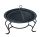 Mobile fire pit, portable fire pit Ø48 cm with spark arrester 