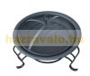 Mobile fire pit, portable fire pit Ø48 cm with spark arrester 