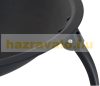 Mobile fire pit fire bowl with spark protection collapsible Ø55 cm black