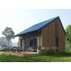 Modular house DOM 35-2 base, ready-made house with 44.36 m² useful floor space, made of energy-saving materials