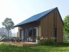 Modular house DOM 35-2 insulated, ready-made house with 44.36 m² usable floor space made of energy-saving materials