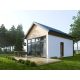 Modular house DOM 35 base, ready-made house with 42.60 m² useful floor space, made of energy-saving materials