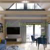 Modular house DOM 70 insulated ready-made house with 81.86 m² useful floor space made of energy-saving materials