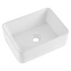Kerámia mosdókagyló 406x305x133 mm fehér pultra ültethető fürdőszobai mosdó 