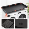 Fekete mosógépre helyezhető munkalap 1370x700x69 mm fekete mosókonyhai munkafelület