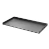 Fekete mosógépre helyezhető munkalap 1370x700x69 mm fekete mosókonyhai munkafelület