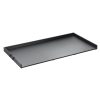 Mosógépre helyezhető munkalap 1370x700x69 mm fekete munkafelület