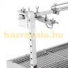 Forgatós grillsütő motoros grillcsirke bárány malac sütő rozsdamentes inox 90 cm-es grillrács