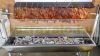 Forgatós grillsütő motoros grillcsirke bárány malac sütő rozsdamentes inox 90 cm-es grillrács
