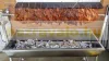 Forgatós grillsütő motoros grillcsirke bárány malac sütő rozsdamentes inox 90 cm-es grillrács