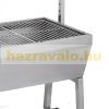 Forgatós grillsütő motoros grillcsirke bárány malac sütő rozsdamentes inox 90 cm-es grillrács
