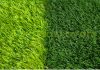 Sports field artificial grass 30 mm 2 colors 4x25 meters wide roll 21000 density/m² Star resistant special sports artificial grass for football field